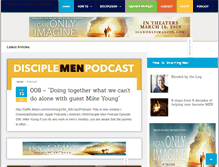 Tablet Screenshot of disciplemenmag.com